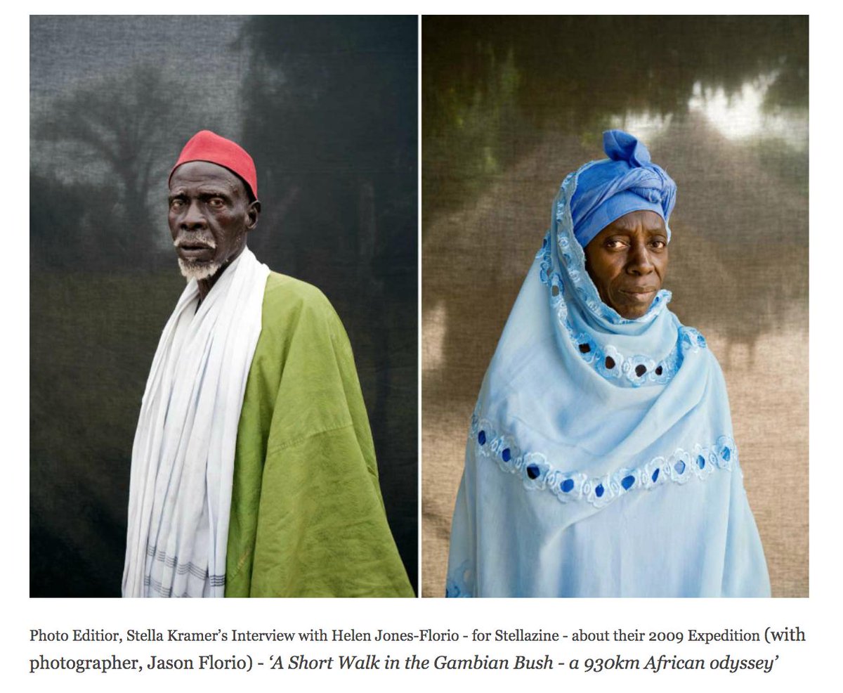 floriophotoNYC's tweet photo. #ThrowBackWednesday 'A Short #Walk in the #Gambian Bush-930km African odyssey' 2009 @StellaKramer interview Helen Jones-Florio 'We walked continuously each day, getting to a village by 2-3pm to meet the #Alkalo (village elder)...' Images ©Jason Florio https://t.co/T0wqeLFbpp https://t.co/vIxd9m87CQ