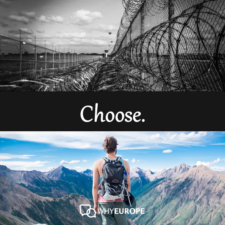 WhyEuropeORG's tweet photo. On May 23-26, you get to choose. Choose freedom. 🇪🇺 #Europawahl2019 #Europeennes2019 #EUelections2019 #EUElecciones2019 #verkiezingen2019 #EUandMe #FutureofEurope https://t.co/ujneToKkfY