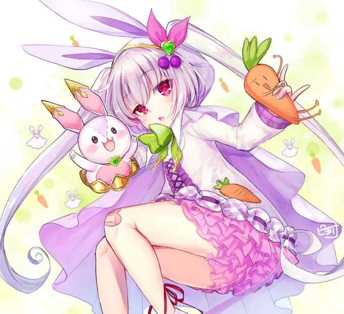 幼女は下からアングルが好き・・・きゃわわ
ハツユキソウとキツネノボタンちゃんとでフード幼女祭したい( ˘ω˘) #花騎士 #フラワーナイトガール 