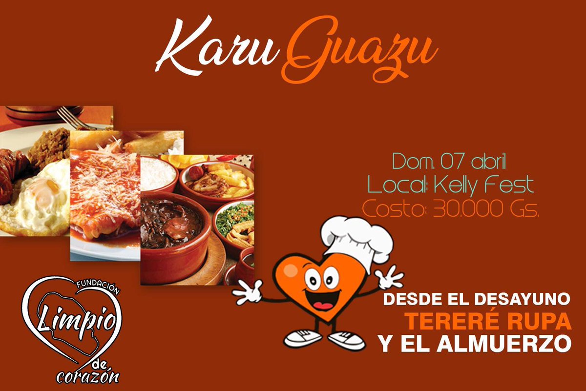 FLdecorazon's tweet photo. 🙌🌞Buen día para todos!!!! no te olvides que en el #GranKaruGuazu tendremos buenos platos, música en vivo...🎚💿🔊
Prepárate para el día 07 de abril en #KellyFest,  no faltes...
Tendremos muchas sorpresas más !!! https://t.co/riIbGIoMwp
