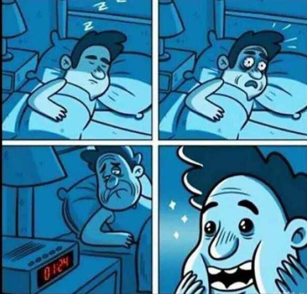 El glorioso momento en el que te despiertas y aún ves que te falta mucho por dormir.