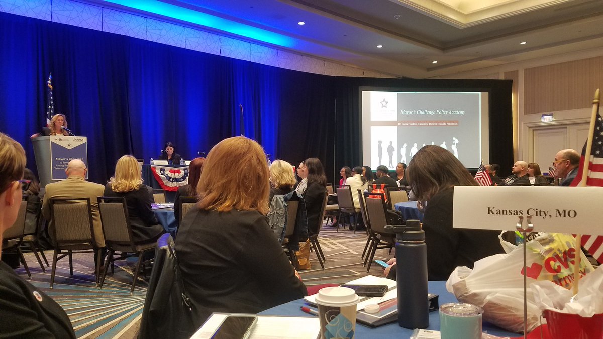 TeamFidelisKC's tweet photo. Kicking off Policy Academy for the KC Mayor's Challenge to Prevent Suicide among Service Members, Veterans and their Families in DC.
@OperationKC @MayorSlyJames #AwarenessWithAction #BeConnectedKC https://t.co/8XDtXtpuL4