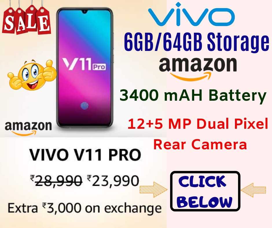 technews_hsi's tweet image. Vivo V11 Pro on SALE
BUY NOW on AMAZON- amzn.to/2TBA9yb
Amazon Link- amzn.to/2yYHkLK
(Click on this link to get discounts on all the products on Amazon)
@Vivo_India @amazon @TechnicalBit @TECHWARRIOR5 @Gadgets360 @GadgetsHERO @24_indianews @TechnicalGuruj7