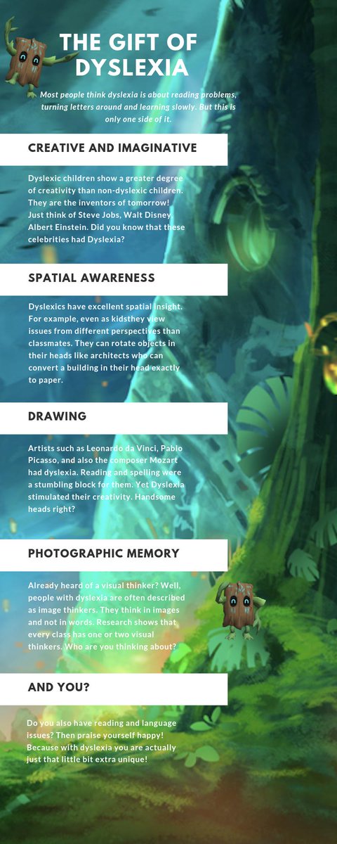 The gift of #dyslexia 🤓🧠 With dyslexia you are just a little extra unique!🙋‍♂️🙋‍♀️