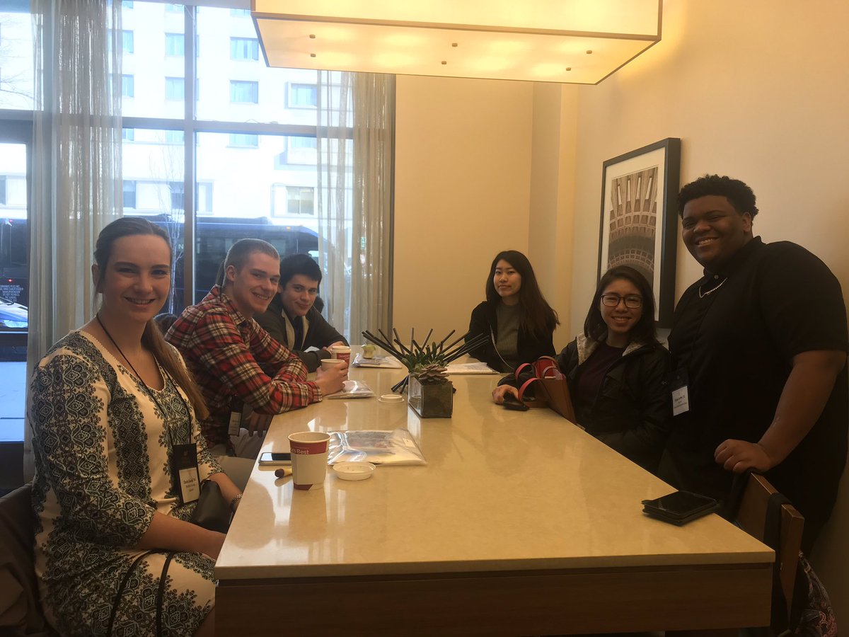 RosenfieldProg's tweet photo. Day 2 with the international Affairs tour in DC: the group visited the Peace Corps HQ, the Cadmus Group and met with Ken Hyatt at the Albright Stonebridge Group. https://t.co/6bJqhBonET