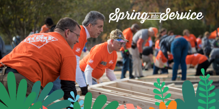 HomeDepotFound's tweet photo. Are you springing into service? RT if you're bringing a first-time volunteer to a #TeamDepot project. 🏡🌷 https://t.co/jMkPzqbWuJ