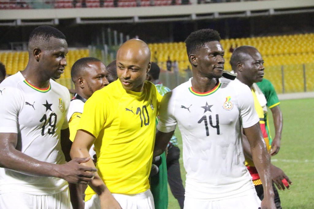 kwamebonsu_3's tweet photo. Pleasure serving my country with a great win🇬🇭🇬🇭🇬🇭 @ghanafaofficial _  @AsanteKotoko_SC @CAF_Online https://t.co/vjfD6U2UN3