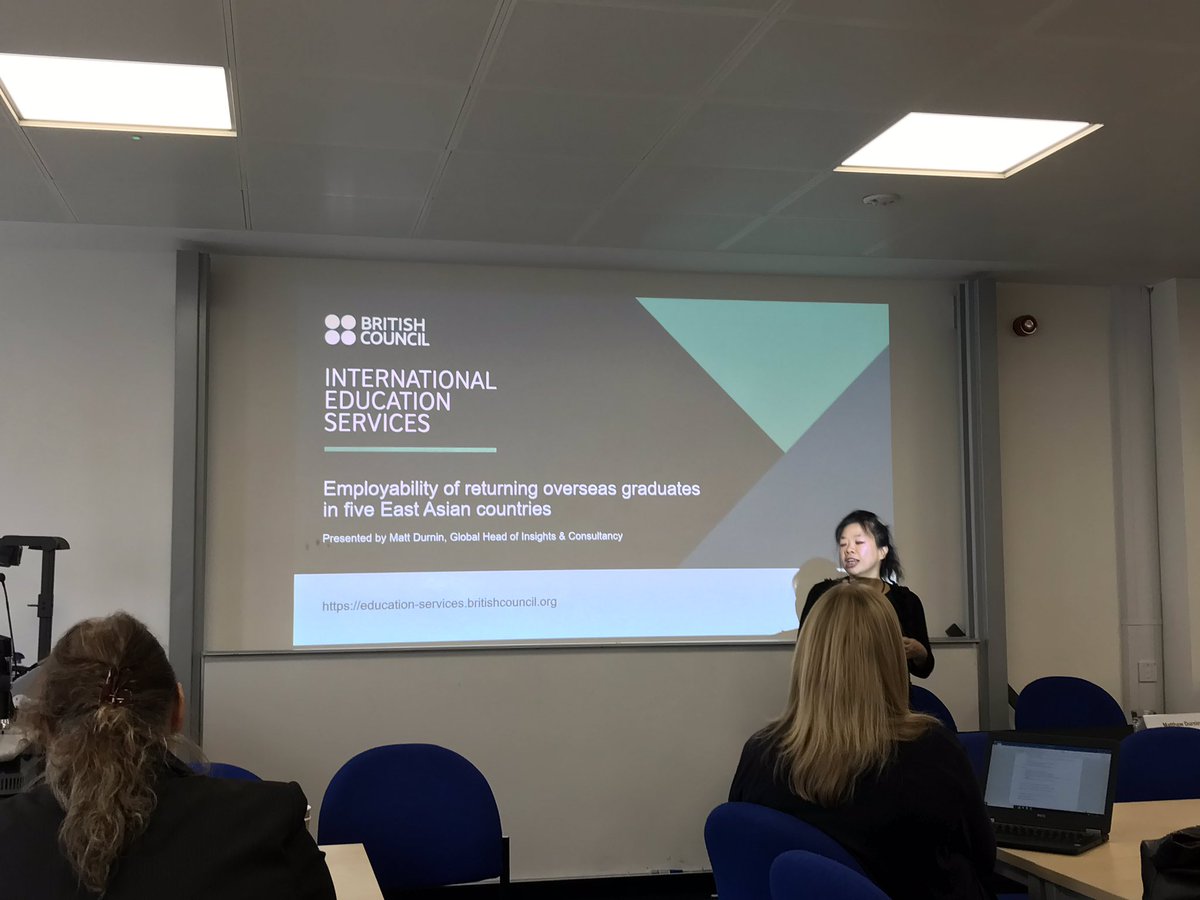 Important topic for universities to focus on - how do we support and enable our international students to be more employable in their home countries?  #IHEF19