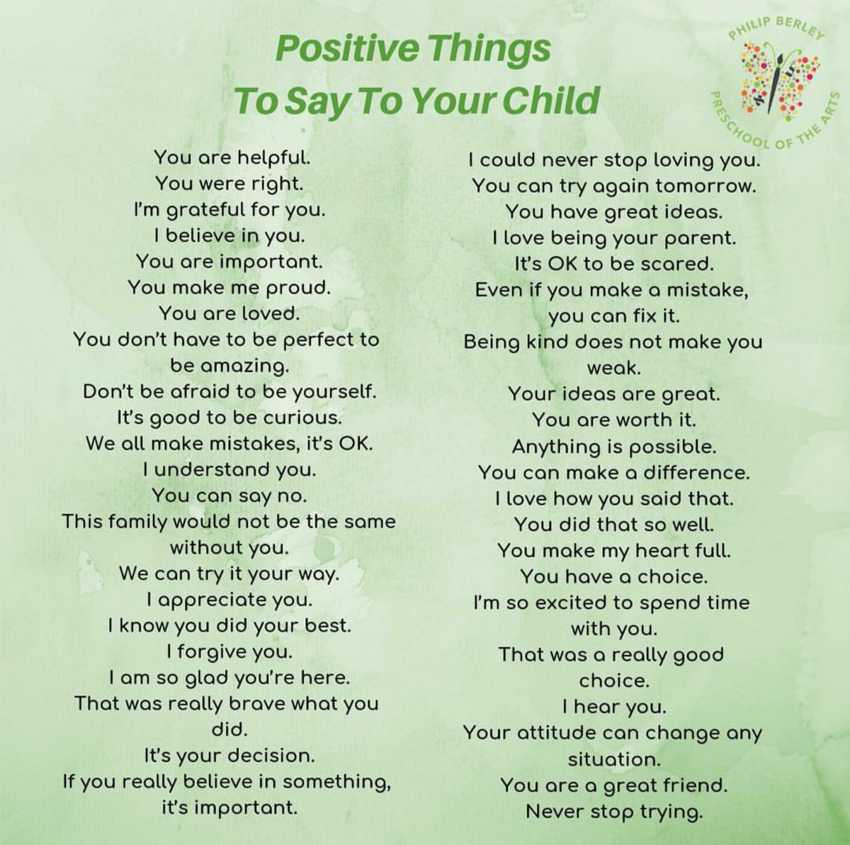 Language to demonstrate positivity. #Childtherapy #Playtherapy #earlylearning #newcareer