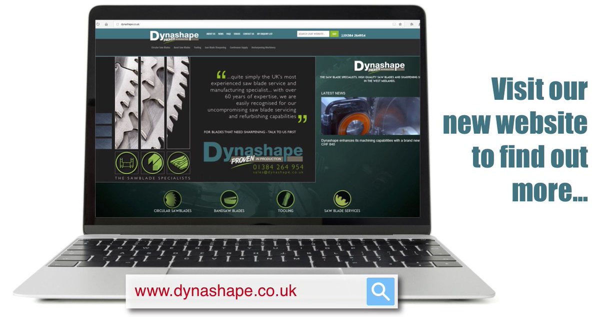 AddisonSaws's tweet photo. Dynashape are back online! 
After an extended online absence, the #Dynashape website is now live and ready for browsing. If you've ever wondered what the saw blade specialists can offer your business, head on over and have a read through! https://t.co/i7KqUUtoxq https://t.co/VgwWtjBZOf
