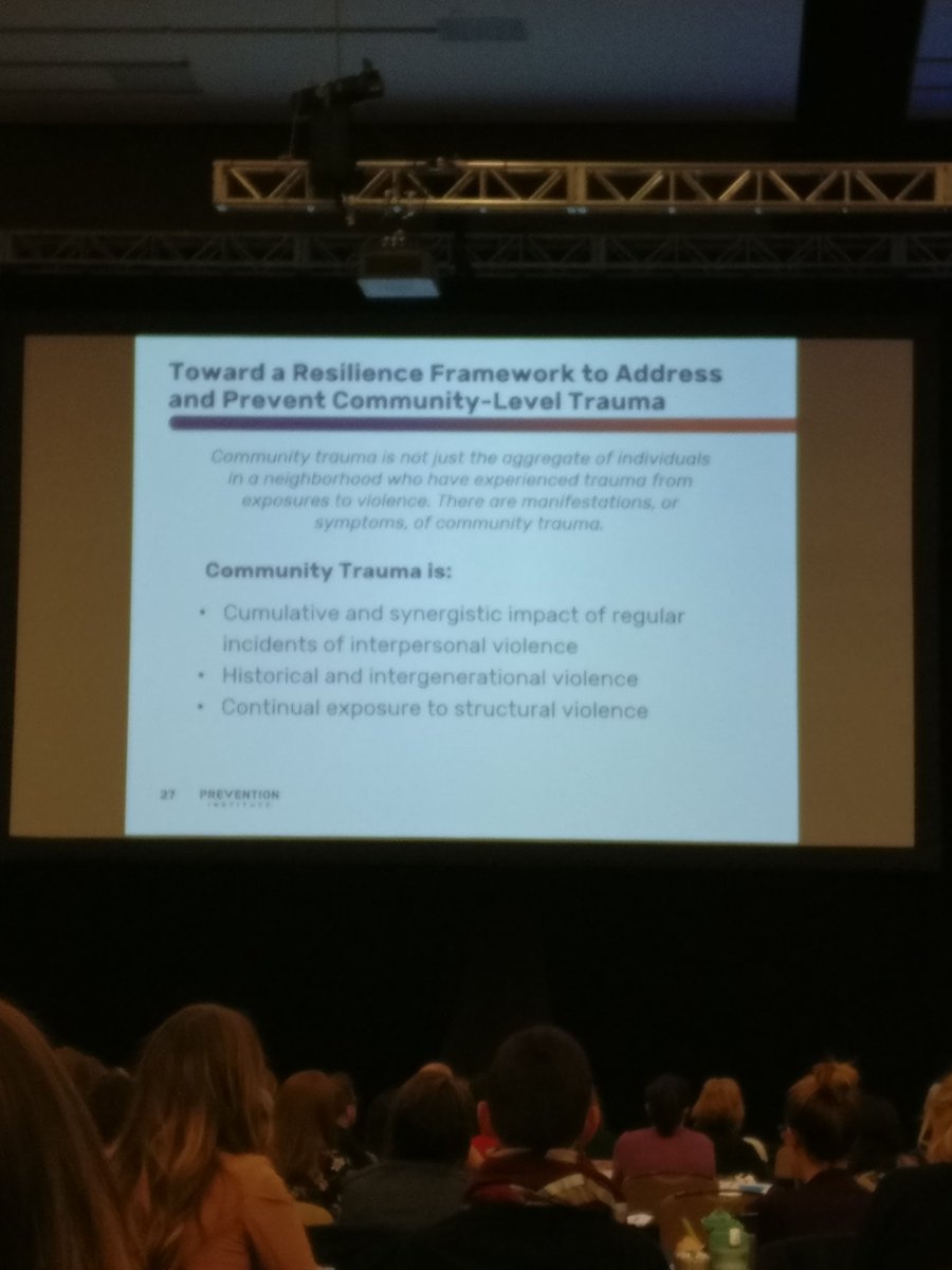 #TOPHC2019 what is community trauma?