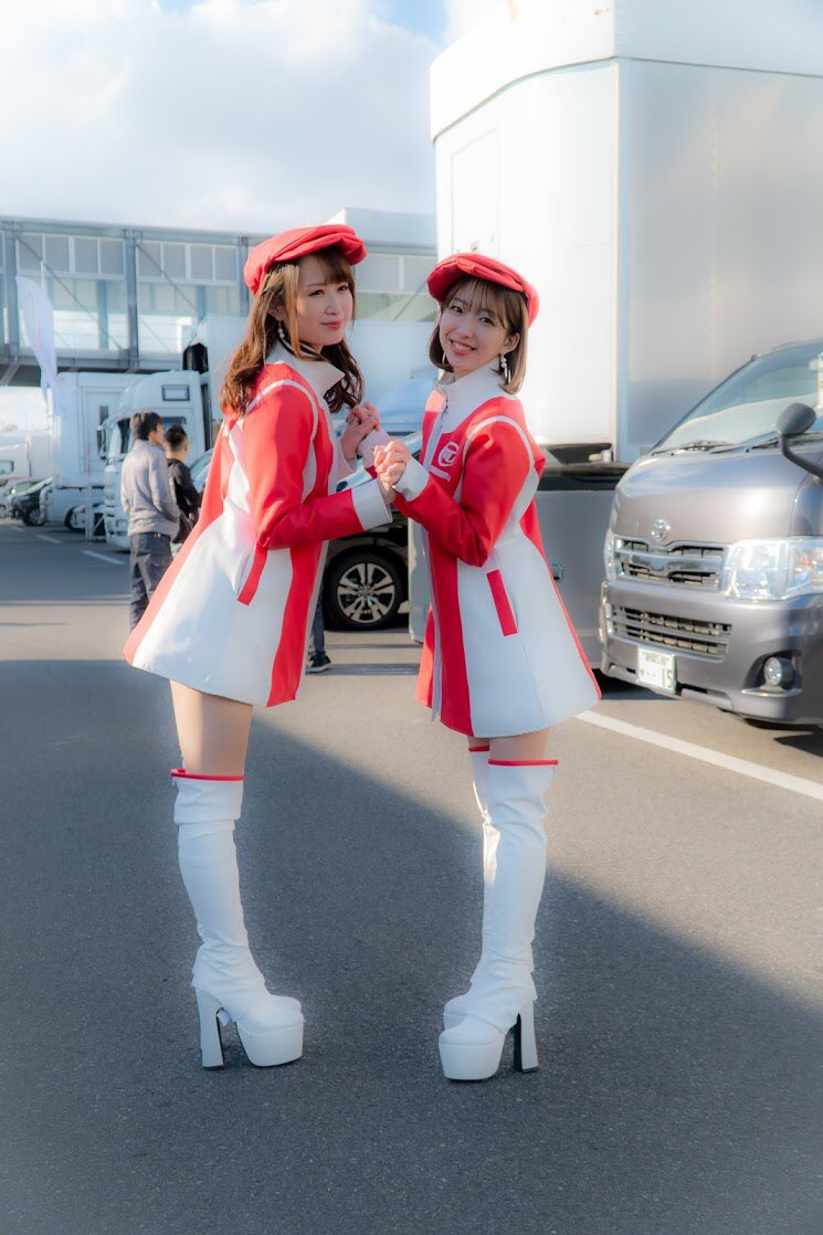 kaemuuu's tweet image. ツーショットが好評だからup♡
私もツーショットの写真がすき♡
可愛くて優しいまゆゆ姉🥺❤️❤️
#GTNETGIRLS #GTNET 
#S耐 #RQ #レースクイーン