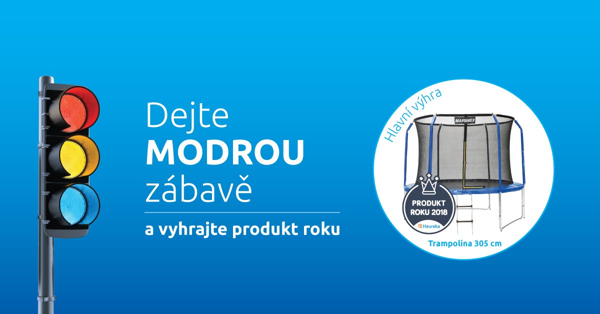 Staňte se jedním z účastníků vědomostní soutěže a vyhrajte trampolínu Marimex 305 cm! 
Hrajeme právě nyní na hra.marimex.cz ♥