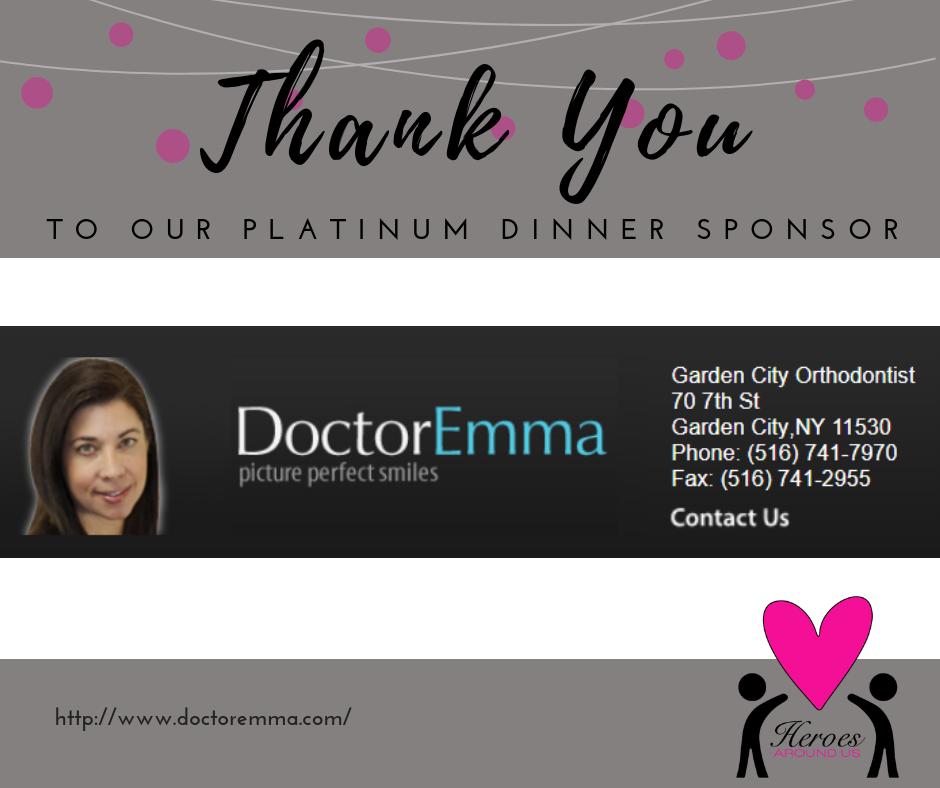 GardenCityPTA's tweet photo. Thank you Dr. Denise Emma - Orthodontist for your loyal and generous Platinum Sponsorships! We are so excited for tomorrow's PTA Dinner! See you there! #GCPTA #PTADinner #platinumsponsor https://t.co/1JStTEg4h5