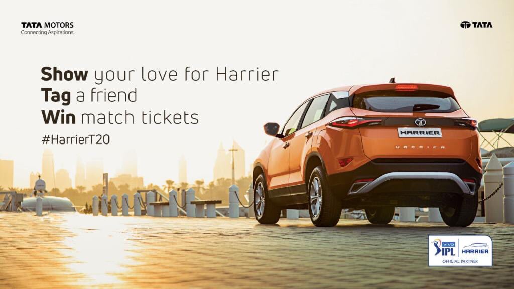 <a href="/TataMotors/">Tata Motors</a> The Harrier is a 5 seater dream SUV and it is so stylish with superior build quality. Also had 2.0 litre and four cylinder turbo diesel engine which certainly makes the best SUV. Can't wait to get hands on this beauty #AboveAll  #HarrierT20 #VivoIPL #Mumbai 
Join in: <a href="/chiragcj14/">Chirag Jain</a>