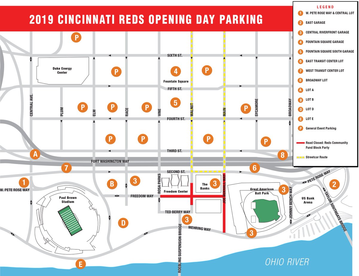 Cincinnati Parks On Twitter We Re So Excited For All Of The Reds Opening Day Festivities Tomorrow Looking For A Spot To Watch The Findlaymarket Opening Day Parade Try Washingtonpark Or Piatt