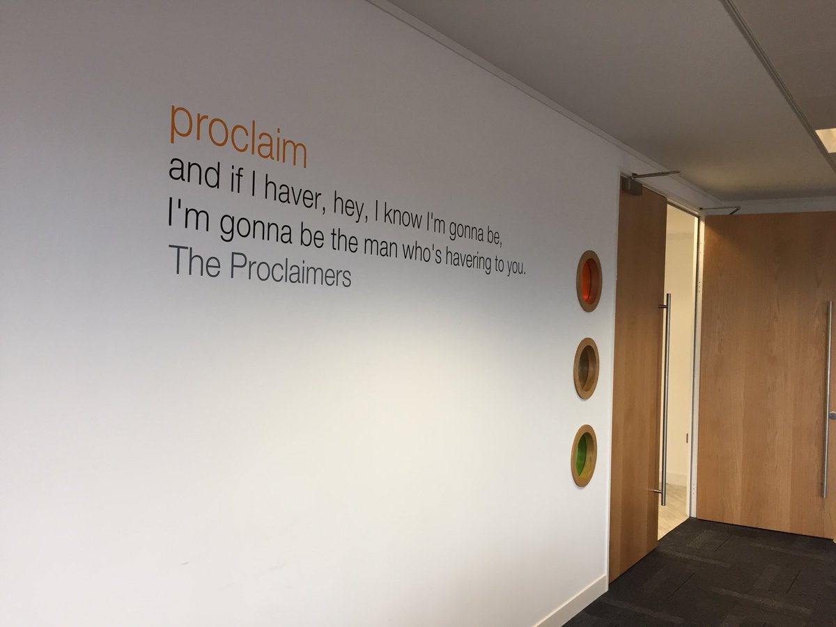 scotmicro's tweet photo. Initial stages of our new plans for the SMG.. cool venue too.. can’t get too close to the windows tho! #vertigo @studiovenues #IAAimpactFestival2019 #ScotMicro #Glasgow https://t.co/sKLP3Tp81K