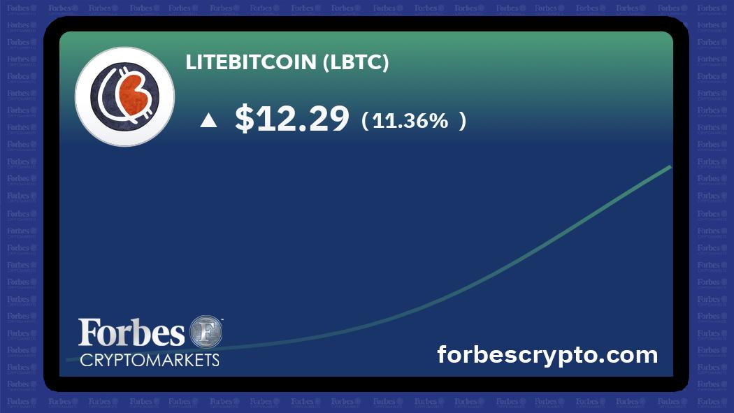 ForbesDAssets's tweet image. LiteBitcoin (LBTC) has gained 11.36% over the last 24hrs #forbescryptomarkets #litebitcoin forbescrypto.com/crypto/litebit…
