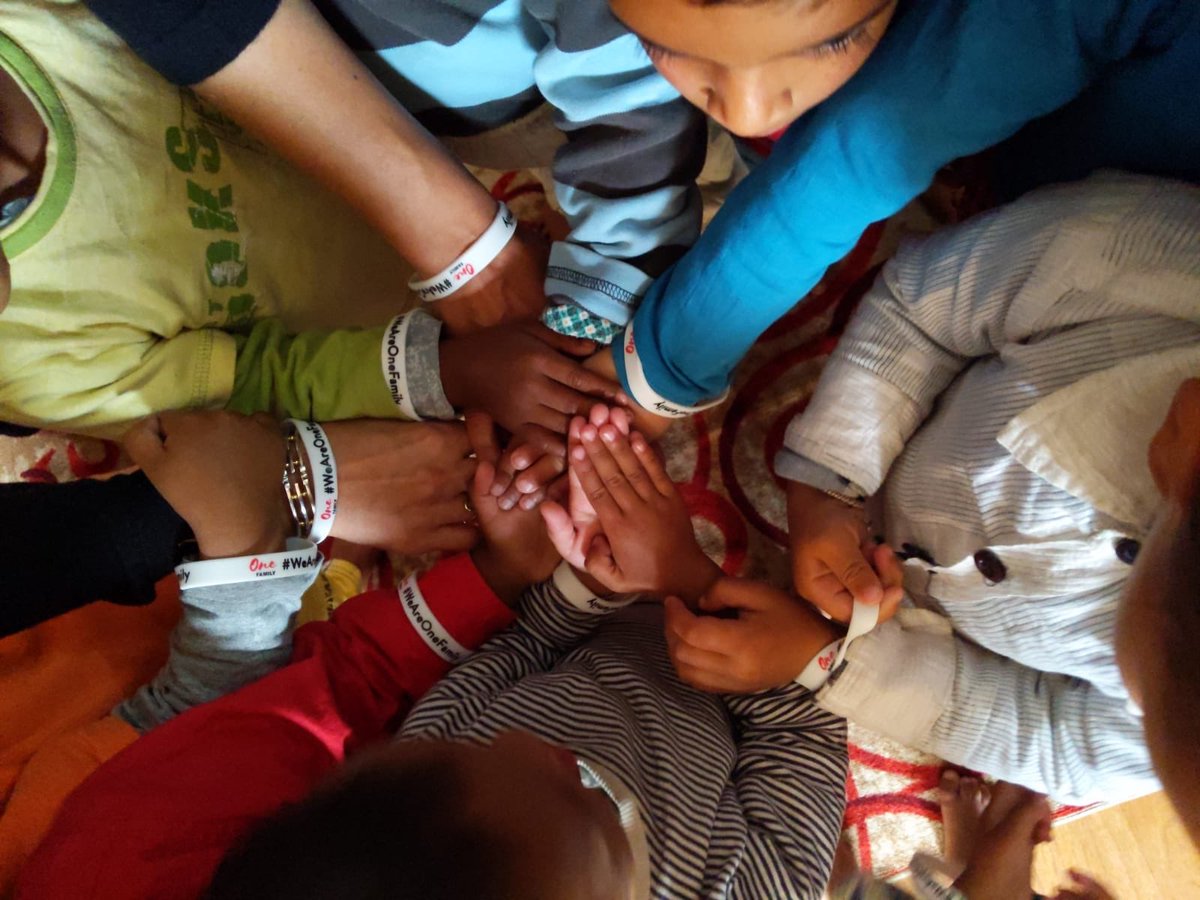 onefamilyglobal's tweet photo. Spending time with the children at the hospice in Nepal ❤️#weareonefamily #antitrafficking #sheisnotforsale https://t.co/ggCLFpFZW0