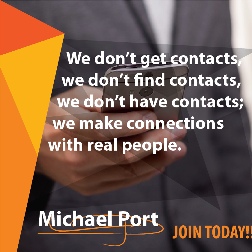 #Inspirational #quotes you don't make contacts, you make connections with real people. Start managing them with SMB-Connects!! Call us!! 1-877-544-5258