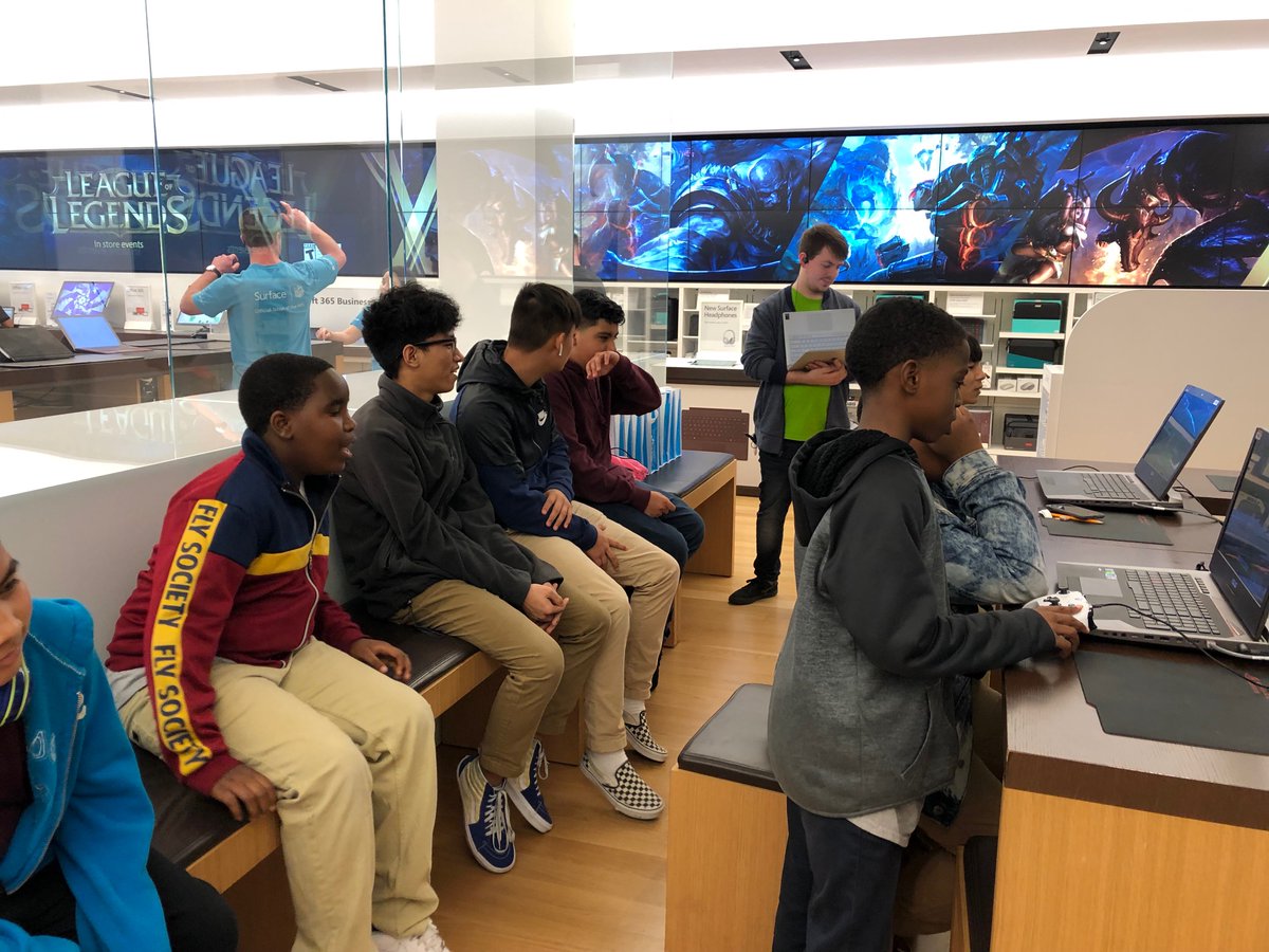 Decker University (@deckeravid) on Twitter photo <a href="/deckeravid/">Decker University</a> visited the <a href="/Microsoft/">Microsoft</a> Store in the Domain before Spring Break! The kids job shadowed and learned how to utilize PowerPoint, OneNote, Word, and Excel.The students hard work was rewarded with a Fortnite Tournament. <a href="/Principal_Swain/">Dayna Swain</a> <a href="/ManorISD/">Manor ISD</a> <a href="/joshmd/">Josh Duty</a> <a href="/LisaKutsch/">Lisa Kutsch</a> <a href="/deckeravid/">Decker University</a> visited the <a href="/Microsoft/">Microsoft</a> Store in the Domain before Spring Break! The kids job shadowed and learned how to utilize PowerPoint, OneNote, Word, and Excel.The students hard work was rewarded with a Fortnite Tournament. <a href="/Principal_Swain/">Dayna Swain</a> <a href="/ManorISD/">Manor ISD</a> <a href="/joshmd/">Josh Duty</a> <a href="/LisaKutsch/">Lisa Kutsch</a>