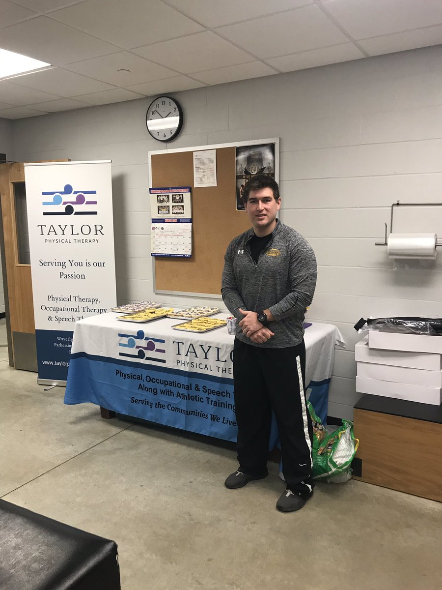 WigsDawn's tweet photo. National Athletic Training Month- and 
Taylor Physical Therapy wants to recognize and honor Destry Sperfslage dedicated work. 
Thank you Destry for all you do for our patients and for the WSR school!! https://t.co/v2u8zTrPt3