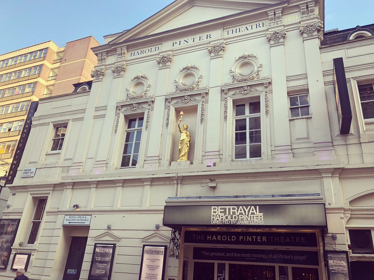 HPinterTheatre's tweet photo. “I don't write with any audience in mind. I just write. I take a chance on the audience. That's what I did originally, and I think it's worked--in the sense that I find there is an audience.” 
•Harold Pinter on Betrayal• #worldtheatreday2019 #Betrayal https://t.co/hPNjGQg3qg
