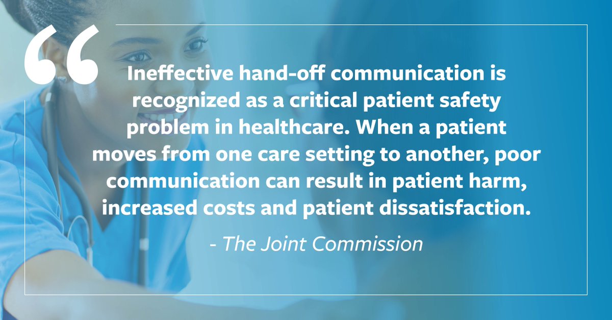 PtSafetyExpert's tweet photo. It is estimated that 80% of serious medical errors can be linked to communication between clinicians, particularly during transitions in patient care. Download our #HealthcareForward eBook to learn more about issues effecting #patientsafety. https://t.co/2CYsLFMsY0 https://t.co/7uQFgFEwQv
