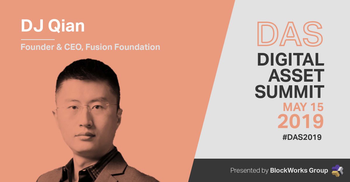 djqianfusion's tweet photo. The calibre of speakers and attendees at @BlockWorksGroup #DAS2019 is impressive! I’m excited to be presenting a talk on Digital Assets and the Internet of Value, and attending with my team @fusionprotocol as the Title Sponsor. https://t.co/8VPMjJrffR https://t.co/2Fxn95MxCg