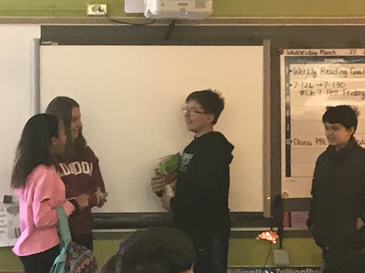 jodiepierpoint's tweet photo. Our #OLAAT kids did a great job with their #antibullying skit today!! @WilsonHillElem https://t.co/SnbvR6bdUD
