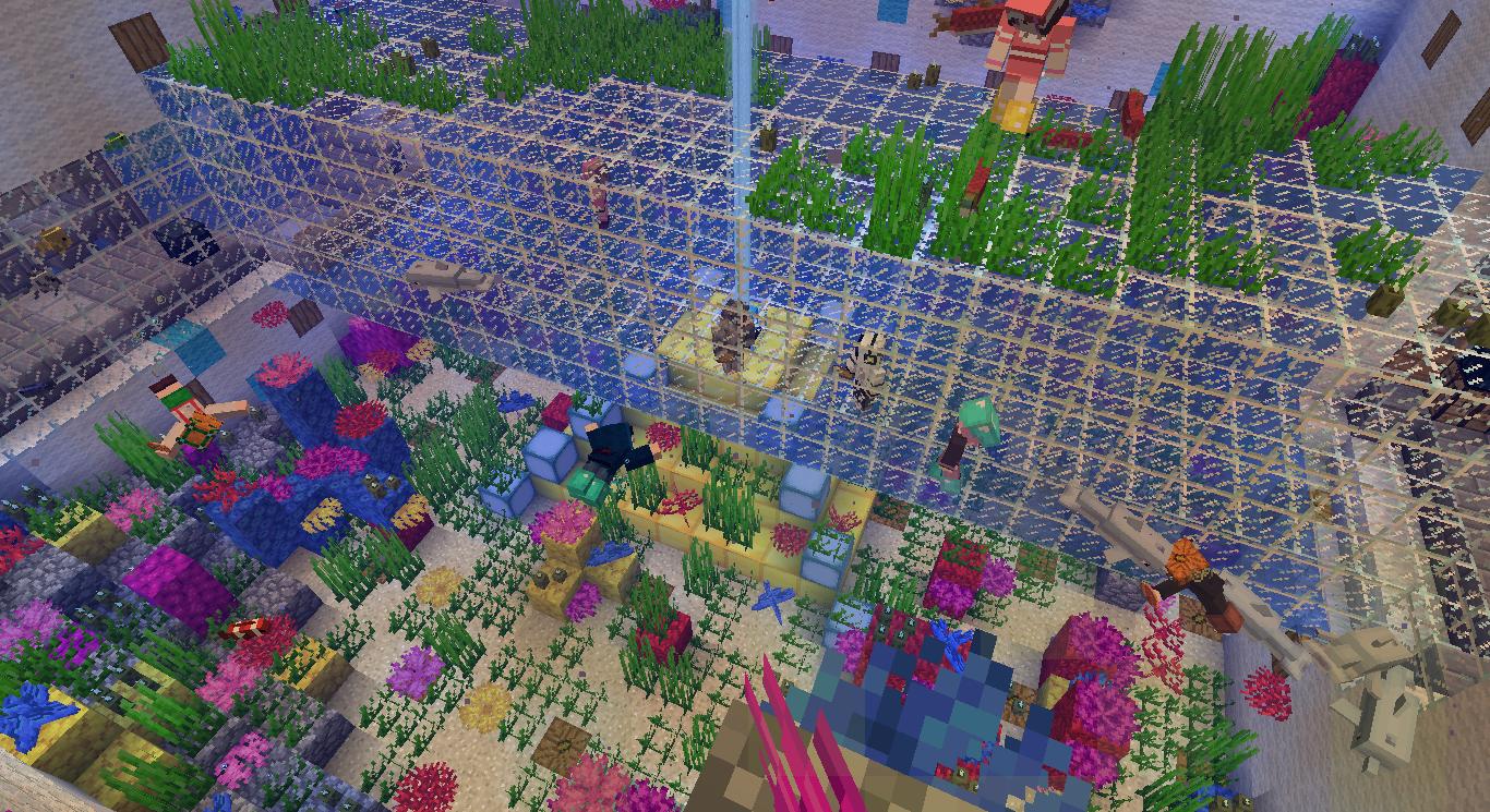 とおりすがり Gamemode 0 シー さんは沖縄の慶良間諸島をイメージしてメイキングしていた ようですが 私は7割方作った後でポケモンbw2に登場するマリンチューブを思い出していました 作業中はそこのbgmやルビサファのダイビングbgmをず っとループ