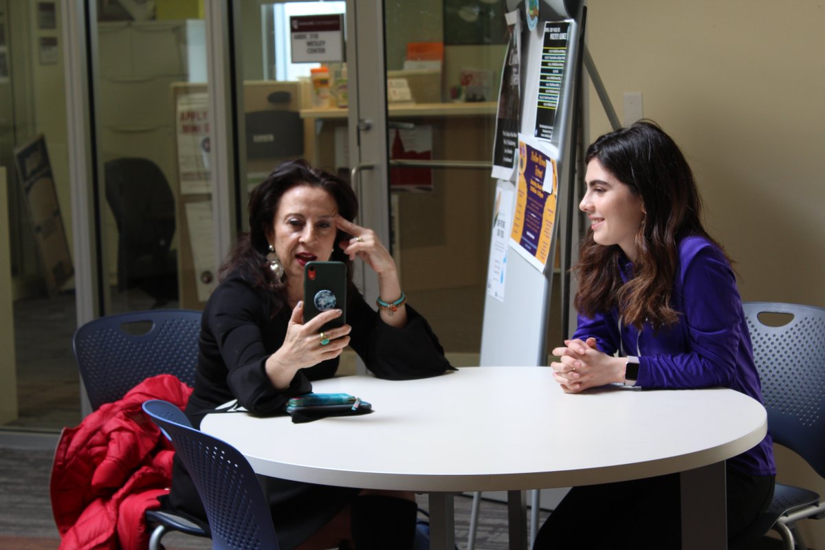 ThreeSixtyMN's tweet photo. ThreeSixty alumna &amp; @StThomasDFC student Kelly Saybe will never forget meeting media superwoman @Maria_Hinojosa at @TruthRacial conference: "Hinojosa is the first journalist I have ever interviewed and shared common roots with." 
 #NarrativeChangeMN https://t.co/bwLCFH9bwb https://t.co/1BTfl2gss5