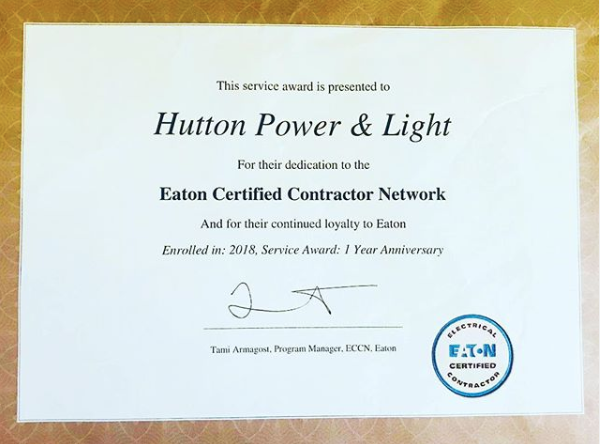 HuttonPower's tweet image. We’d like to thank #Eaton for our anniversary certificate. We’re proud to be an Eaton Certified Contractor. .
🛠
📜
🛠
#contractor
#certified
#electrician
#hvac 
#contractor
#contractorsofinsta 
#chesapeakeva
#norfolkva
#virginiabeach 
#portsmouthva
#757business 
#757businesses