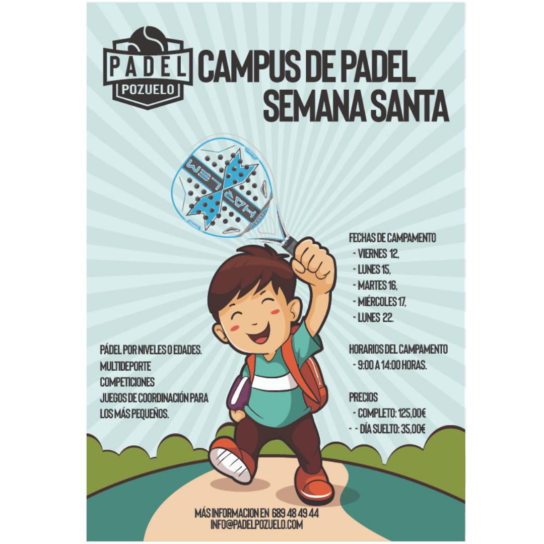Buenas tardes a todos los amantes del Padel.
Estan ya abiertas las plazas para el Campus de Semana Santa. 
No dudéis en consultarnos cualquier tipo de duda info@padelpozuelo.com/689484944
#padeltime #padelfemenino #padeladdict #madrid #pozuelo #pozuelodealarcon