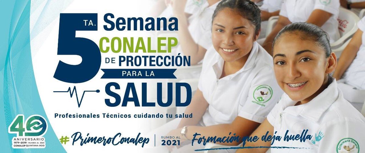 Próximamente la 5° #SemanaConalep de Protección para la Salud del 1 al 5 de abril del año en curso ¡Profesionales Técnicos Cuidando tu Salud! #PrimeroConalep