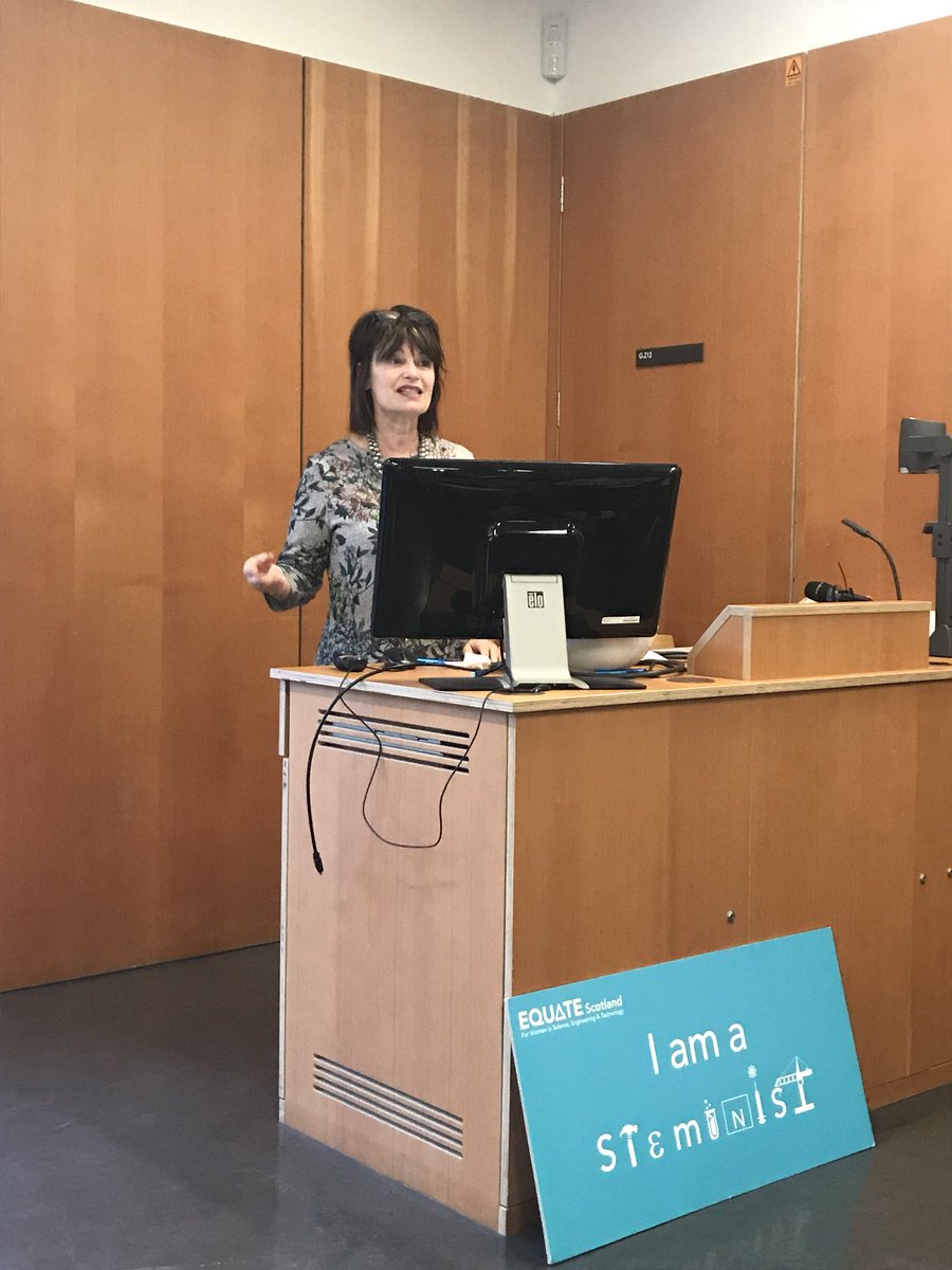 EquateScotland's tweet photo. .@AnneGlover_EU delivering the keynotes at our #thisiswhatASTEMinistlookslike celebration evening. “We must actively encourage more women to pursue STEM, it is a positive, world changing and life changing career” https://t.co/u2pZZU1aNc
