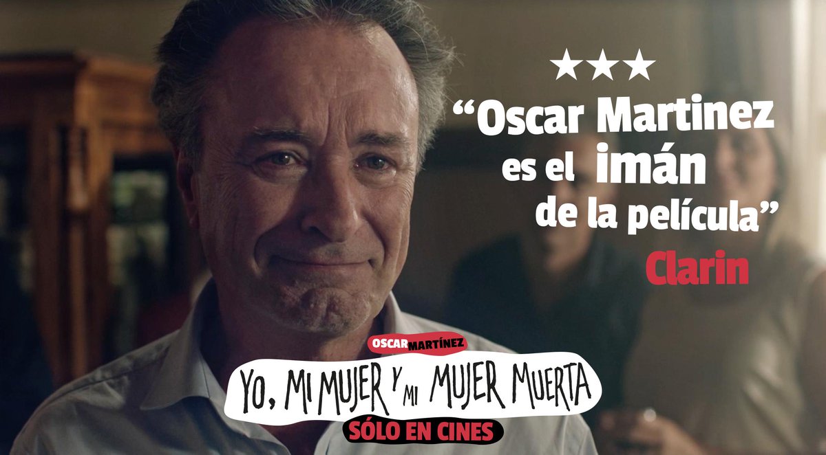 AZfilmsAR's tweet photo. PREMIO MEJOR ACTOR FESTIVAL DE MÁLAGA DE CINE EN ESPAÑOL

No te pierdas a Oscar Martínez y @SoldaMalena en la nueva comedia de @Santi_Amodeo. 

#YoMiMujerYMiMujerMuerta

¿Alcanza una vida para conocer a tu pareja?

SÓLO EN CINES https://t.co/IlHCc7tKUR