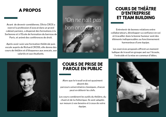 ChauveauMulonA's tweet photo. [ATELIER PRISE DE PAROLE EN PUBLIC]🗣
Premier atelier de prise de parole en public avec Olivia CROS ancienne collaboratrice et désormais comédienne.
➡️N'hésitez pas à la solliciter pour votre équipe https://t.co/ew0joP9G8B
#discours #prisedeparole #atelier #cabinet #mulon #parole https://t.co/8MY2VEpkO1