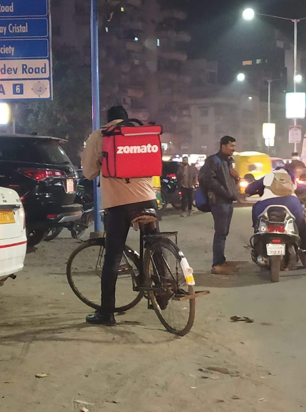 zomato cycle delivery