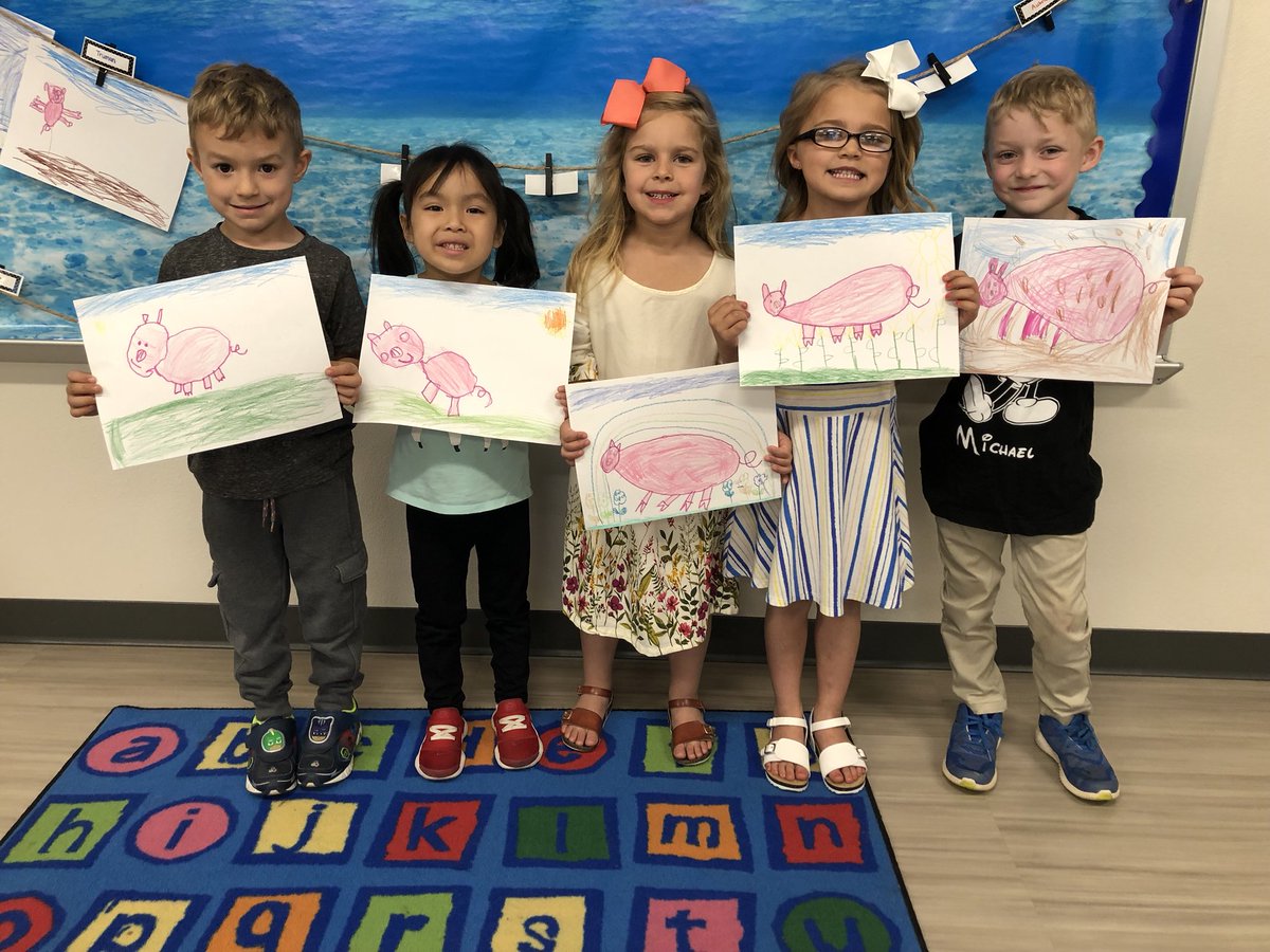 qcusd_preschool's tweet photo. Today’s directed drawing...pigs!  We are learning about farm animals...we are working hard and proud of our work!
@qcusd
#excellencethroughleadership #QCLeads #preschool #littleartists #fulldaypreschool #queencreek #mesa #farmunit https://t.co/CTqrOzi7fl
