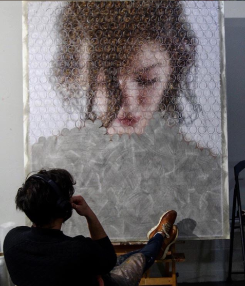 Artist Darian Mederos, ironically was afraid to paint faces, and has committed himself to doing so. You can see his piece “Bohemia” at <a href="/ArtAspenFair/">Intersect Aspen</a> this coming July! Images courtesy of Conde Contemporary.