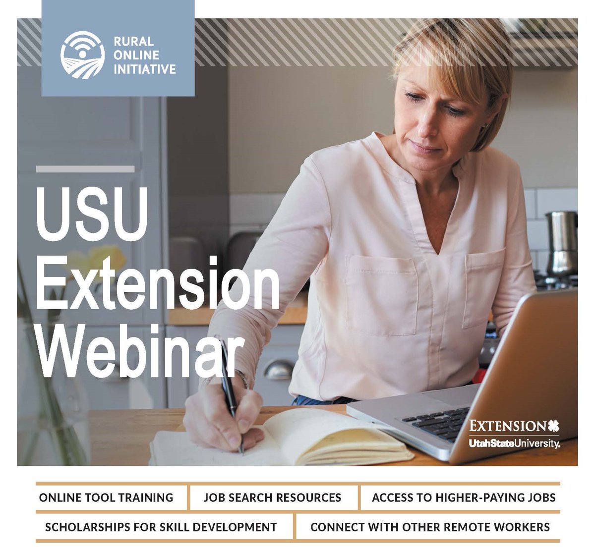Learn how <a href="/usuextension/">USU Extension</a> is "Connecting Rural Communities with Remote Work" [WEBINAR] next week April 2 @ 12:30 EDT 
learn.extension.org/events/3647 
<a href="/RemoteWorkUSU/">Rural Online Initiative</a> #RuralOnlineInitiative #RuralDev #CoopExt