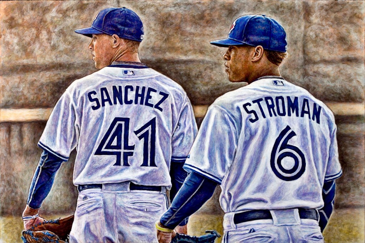 bluejaysart's tweet photo. @MStrooo6 @A_Sanch41 @BlueJays Canβt wait to see what you guys do this season! #StroChez #416 #bluejays https://t.co/JWVXcDyOfI