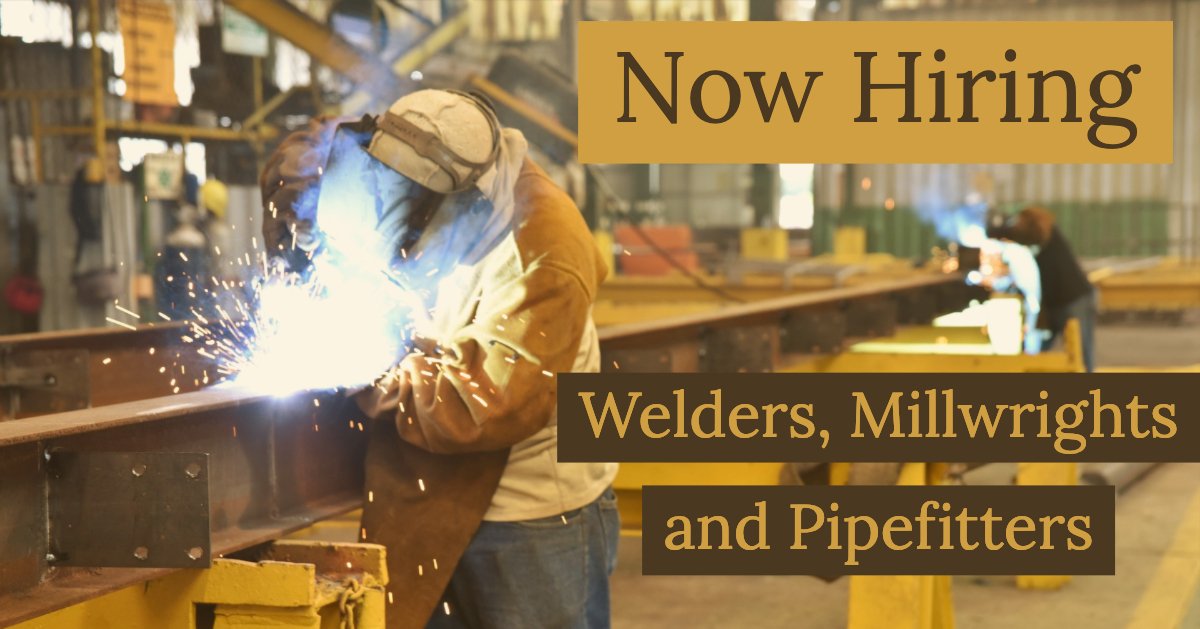 GEARRecruiting's tweet photo. We are currently hiring Millwrights, Pipefitters, and Welders in Dayton TN. call today to apply 865-724-2215. https://t.co/U6REdi2noU