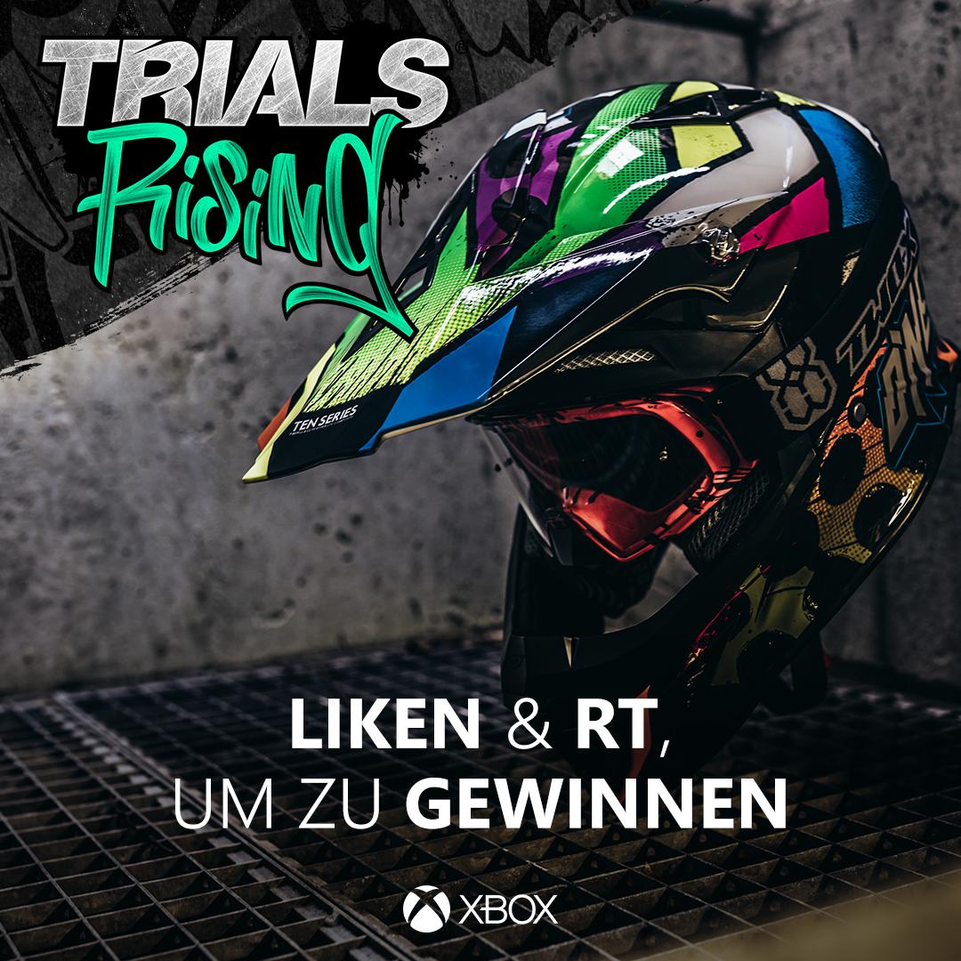 Wir verlosen diesen unfassbar bunten &amp; käuflich nicht zu erwerbenden Helm (+ weitere Gimmicks) zu #TrialsRising von <a href="/UbisoftDE/">UbisoftDE</a>. 😎 

So macht ihr mit:
1. <a href="/XboxDACH/">Xbox DACH</a> folgen ✅
2. Tweet liken + RT ❤️🔁

Teilnahmebedingungen 👉 bit.ly/XboxDACH-TNB