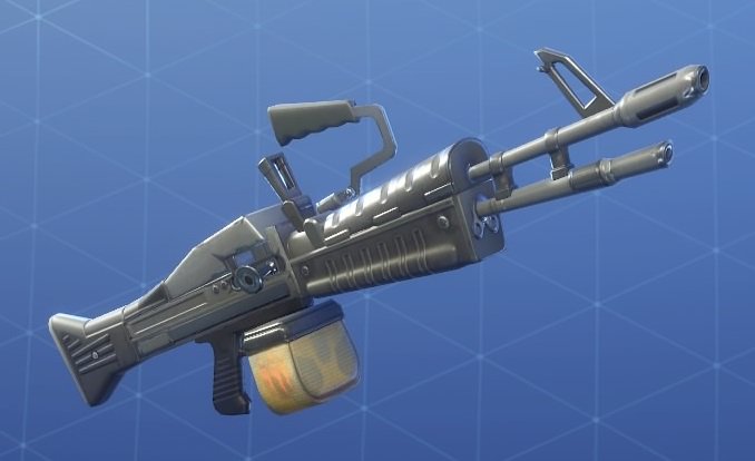 フォートナイトpve 世界を救え Bot 131 ターミネーター アサルト 恒常武器 100発マガジンのアサルト武器 連射が速い代わりに集弾性やリロードを犠牲にした見た目通りの武器 トリガーハッピー向けの銃であり 長期戦や継続戦闘に向く一方でリロード