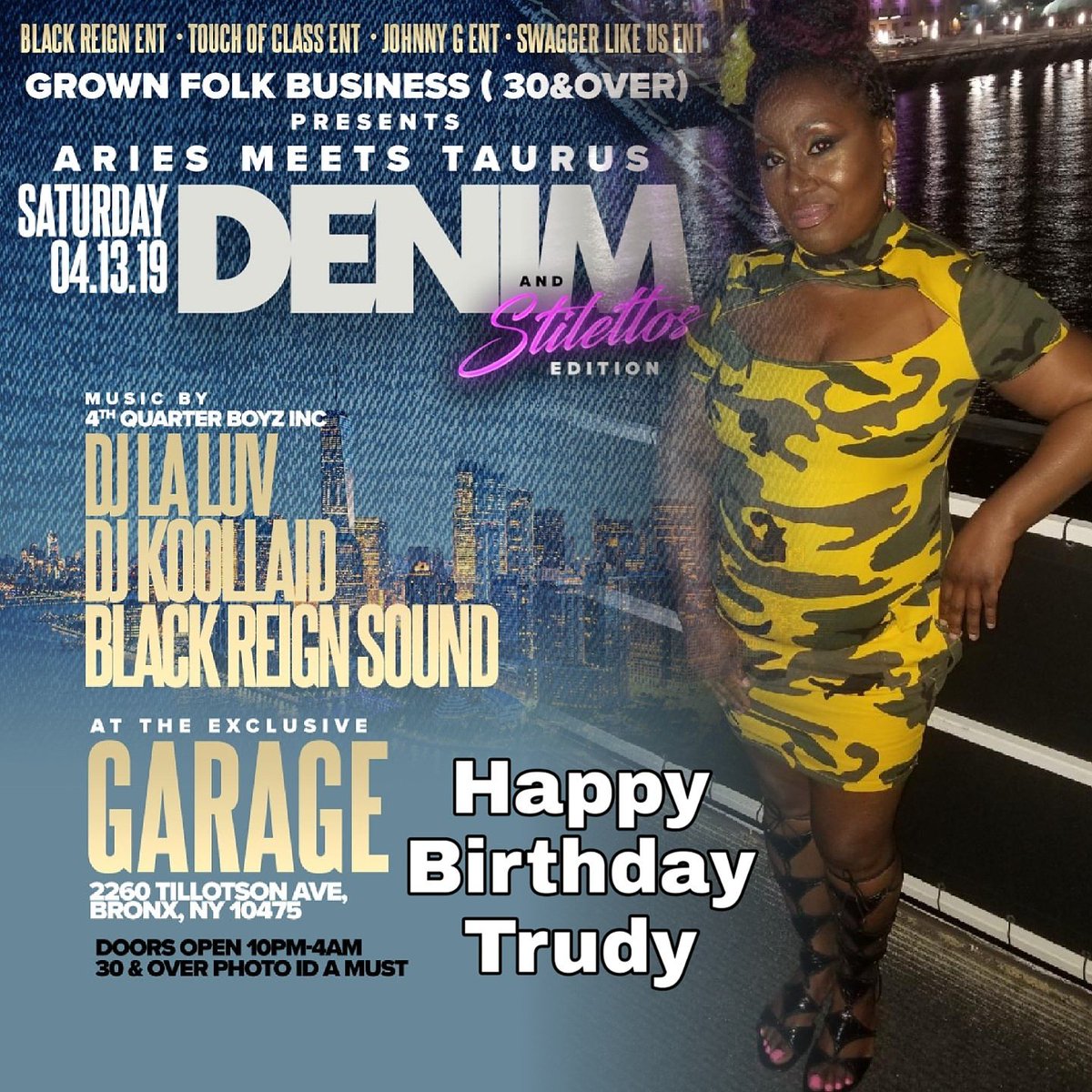 Huge Birthday Celebration <a href="/RADIANZBEAUTY/">Trudy Brown</a> 
#GrownFolksBusiness 
30 &amp; Older