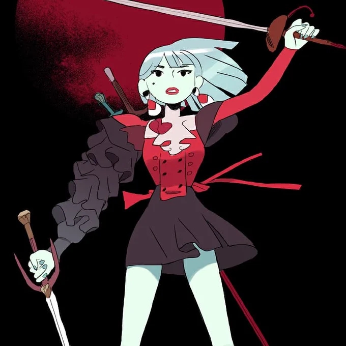 三枚目の絵はもう二年前に描いたのにあのキャラクターが結構好きだからもっと描きたかった。An old character I've drawn few years before (cf. the third one) and I simply wanted to draw her again... 
