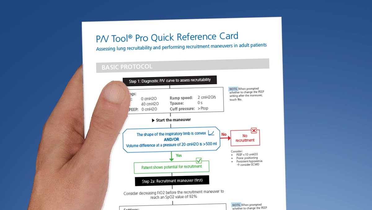 HamiltonMedical's tweet photo. Check out our new #UserGuide and Quick #ReferenceCard for #PVTool Pro with instructions for assessing #lungrecruitability and performing a #recruitmentmaneuver.  Download here (scroll down to the bottom of the page): https://t.co/aOws8hInY7

#IntelligentVentilation https://t.co/yk3Vb4XDmB