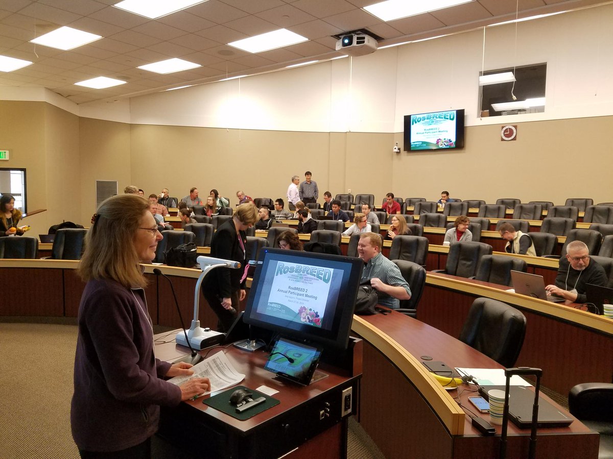 #RosBREED participants (largest group to date) gathered for the last year! 

Our project began in 2009!
